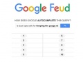 Cluiche Google Feud ar líne