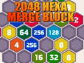 Cluiche 2048 Bloc Comhoibrithe Hexa ar líne