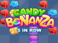 Cluiche Candy Bonanza: 5 i gColún ar líne