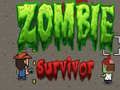 Cluiche Survivor Zombie ar líne