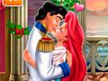 Cluiche Póg Banríon na nUisceach faoi Mistletoe ar líne Cluiche Póg Banríon na nUisceach faoi Mistletoe ar líne