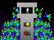 Cluiche Stickman vs zombies: troid eipiciúil ar líne