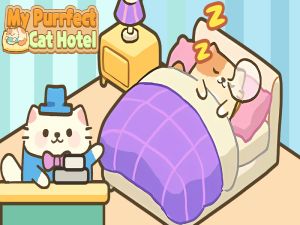 Cluiche M’óstán cat purrfect ar líne