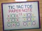 Cluiche Tic Tac Toe Nótaí Paipéir 2 ar líne