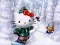 Cluiche Puza Nollag Hello Kitty ar líne