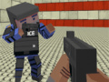 Cluiche Cogadh na Gangster Blocky ar líne