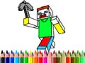 Cluiche Ar ais ar scoil: Dathú Minecraft ar líne