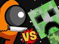 Cluiche I measc vs Creeper ar líne