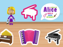 Cluiche Domhan Cruthanna Uirlisí Ceoil Alice ar líne