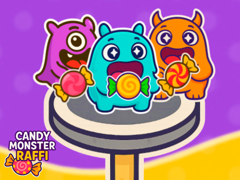 Cluiche Monster Candy Raffi ar líne