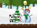 Cluiche Rith Panda Nollag ar líne