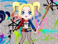 Cluiche Gúna Glórach Harley Quinn ar líne