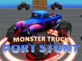 Cluiche Monster Truck Port Stunt ar líne