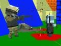 Cluiche Shooting Zombie Blocky Gun Warfare ar líne