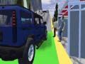 Cluiche Tiománaí Jeep Hummer Offroad suas staighre ar líne