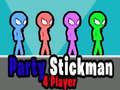 Cluiche Páirtí Stickman 4 Imreoirí ar líne