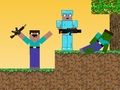 Cluiche Noob vs Pro: Apocailip Zóinbí ar líne