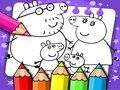 Cluiche Leabhar Dathúcháin Peppa Pig ar líne