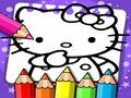 Cluiche Leabhar Dathanna Hello Kitty ar líne