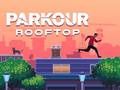 Cluiche Parkour ar an díon ar líne