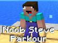 Cluiche Parkour Noob Steve ar líne