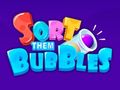 Cluiche Sortáil Na Bubble ar líne