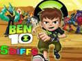 Cluiche Ben 10 5 Difríochtaí ar líne