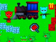 Cluiche Sprunki Rails Dead ar líne