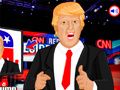 Cluiche Donald Trump i gcoinne Hillary Clinton ar líne