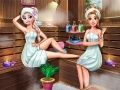 Cluiche Sauna na Banríona Oighir Réaltachta ar líne