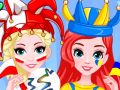 Cluiche Лучшие друзья: Чемпионат мира по раскраске лиц ar líne