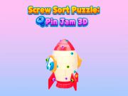 Cluiche Freagra Sórtáil Scriú: PIN JAM 3D ar líne