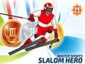 Cluiche Spóirt Gheimhridh: Laoch Slalom ar líne