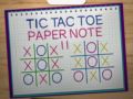 Cluiche Tic Tac Toe Nótaí Paipéir 2 ar líne