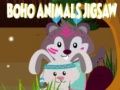 Cluiche Puzzl Ainmhithe Boho ar líne