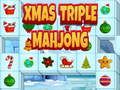 Cluiche Mahjong Tripil na Nollaig ar líne