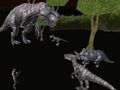 Cluiche Sealgair Dinoisáir Il-imreora ag Meán Oíche ar líne