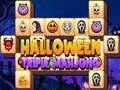 Cluiche Mahjong Tríthoiseach Haloween ar líne