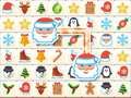 Cluiche Onet Geimhreadh Nollaig Mahjong ar líne