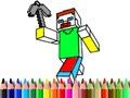 Cluiche Ar ais ar scoil: Dathú Minecraft ar líne
