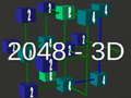 Cluiche 2048 - 3D ar líne