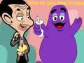 Cluiche Nuair a choinníonn Mr. Bean le Grimace ar líne