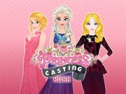 Cluiche Prionsaí: Rush Casting ar líne