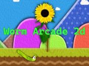 Cluiche Worm Arcade 2D ar líne