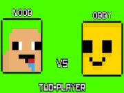 Cluiche Noob vs Obby Duine Imeartha ar líne