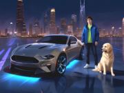 Cluiche Tiománaí Mustang i gCathair ar líne