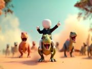 Cluiche Stickman: Dúnadóirí na nDinosaur ar líne