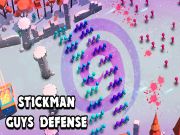 Cluiche Cosaint Guys Stickman ar líne