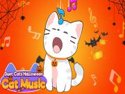 Cluiche Duet Cats Ceol Cat Oíche Shamhna ar líne