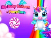 Cluiche Mo leanbh unicorn- cúram capaillíní 2 ar líne